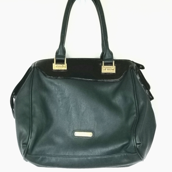 STEVE MADDEN Green & Black w/Gold Hardware Handbag - Picture 1 of 8
